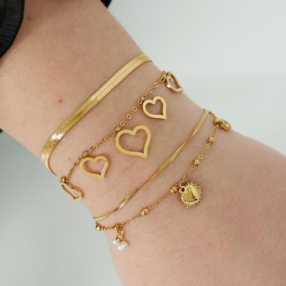 Forever Love Armband - Goud & Zilver