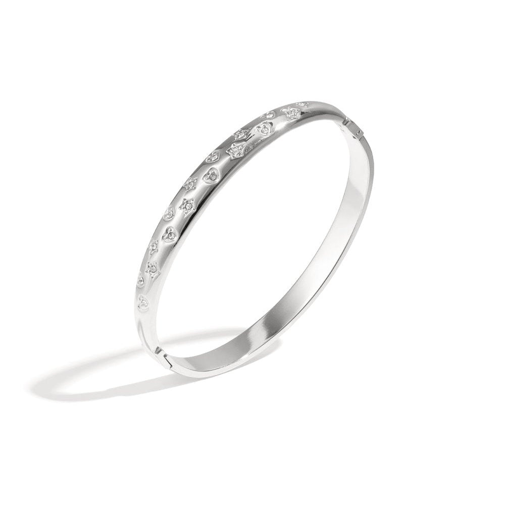 Serena Sparkle Bangle - Zilver