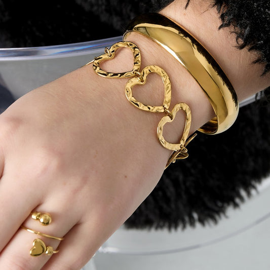 Amora Heart Armband – Goud
