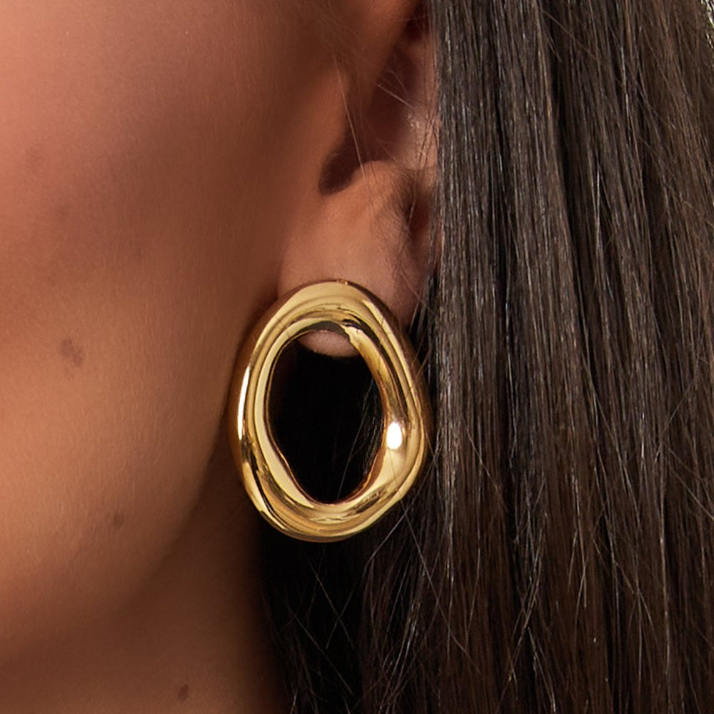 Noor Oorbellen - Goud & Zilver