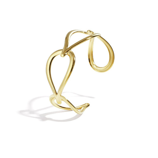 Eternal Twist Bangle - Goud & Zilver