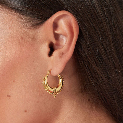 Yasmine Oorbellen - Goud