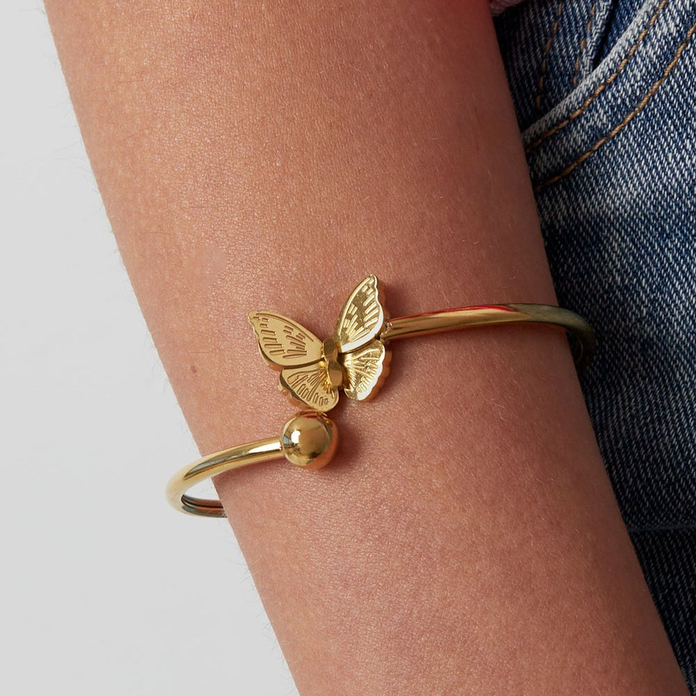 Aurelia Butterfly Armband – Goud & Zilver