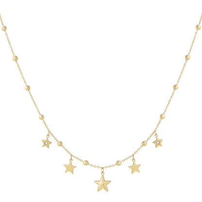 Celestia Star Ketting - Goud & Zilver
