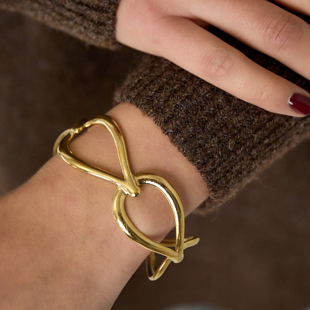 Eternal Twist Bangle - Goud & Zilver
