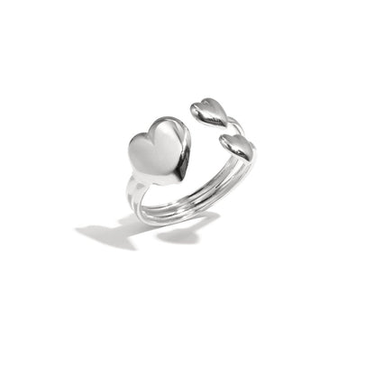 Triple the Love Ring - Goud & Zilver