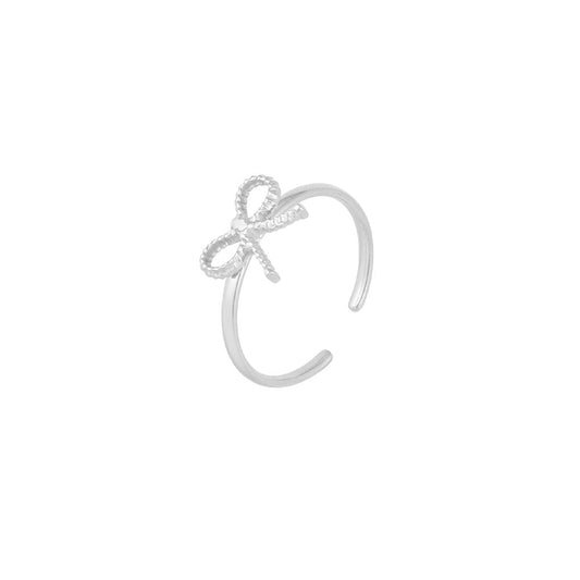 Eloise Bow Ring - Zilver