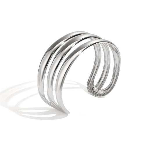 Linea Bangle – Goud & Zilver