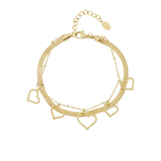 Forever Love Armband - Goud & Zilver