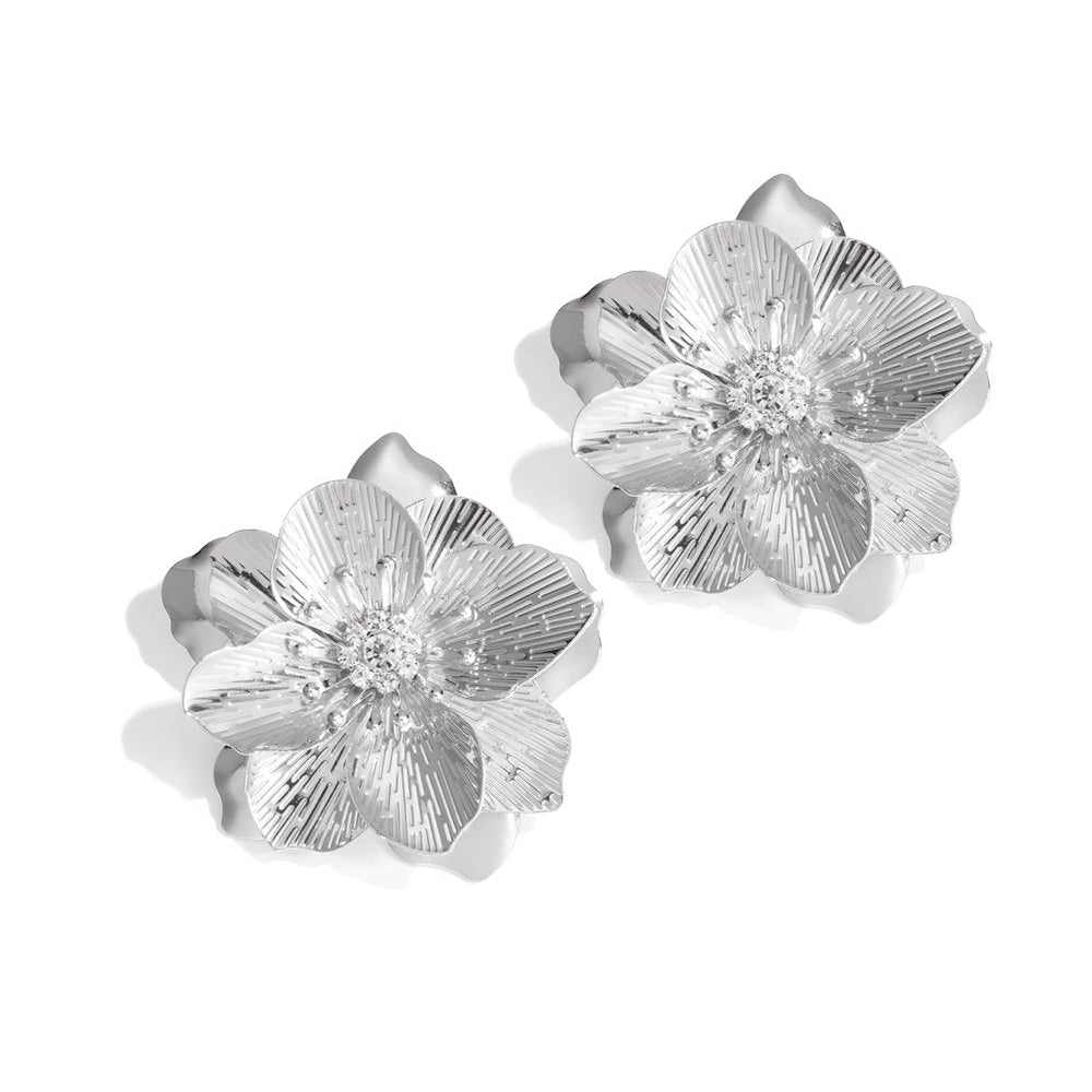 Flora Oorbellen – Goud & Zilver