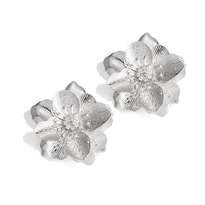 Flora Oorbellen – Goud & Zilver