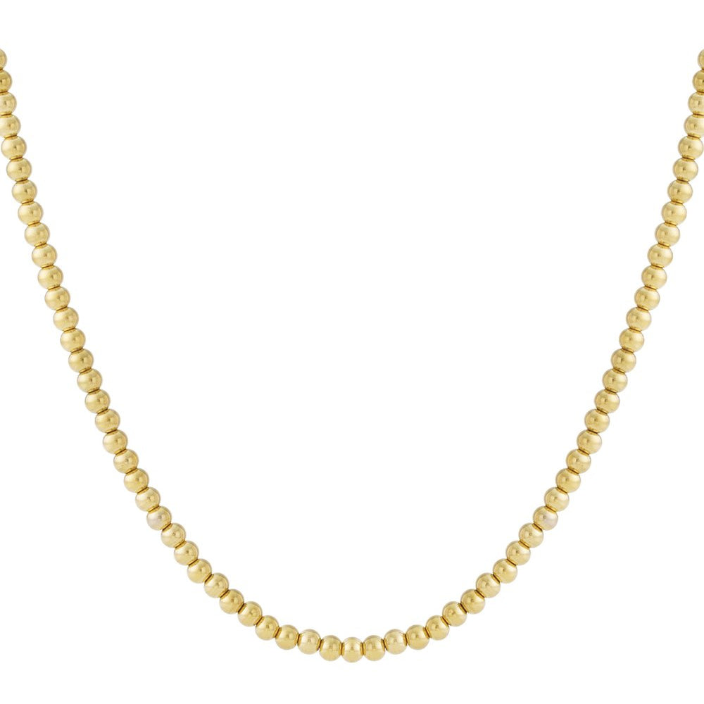 Elara Beaded Ketting - Goud & Zilver
