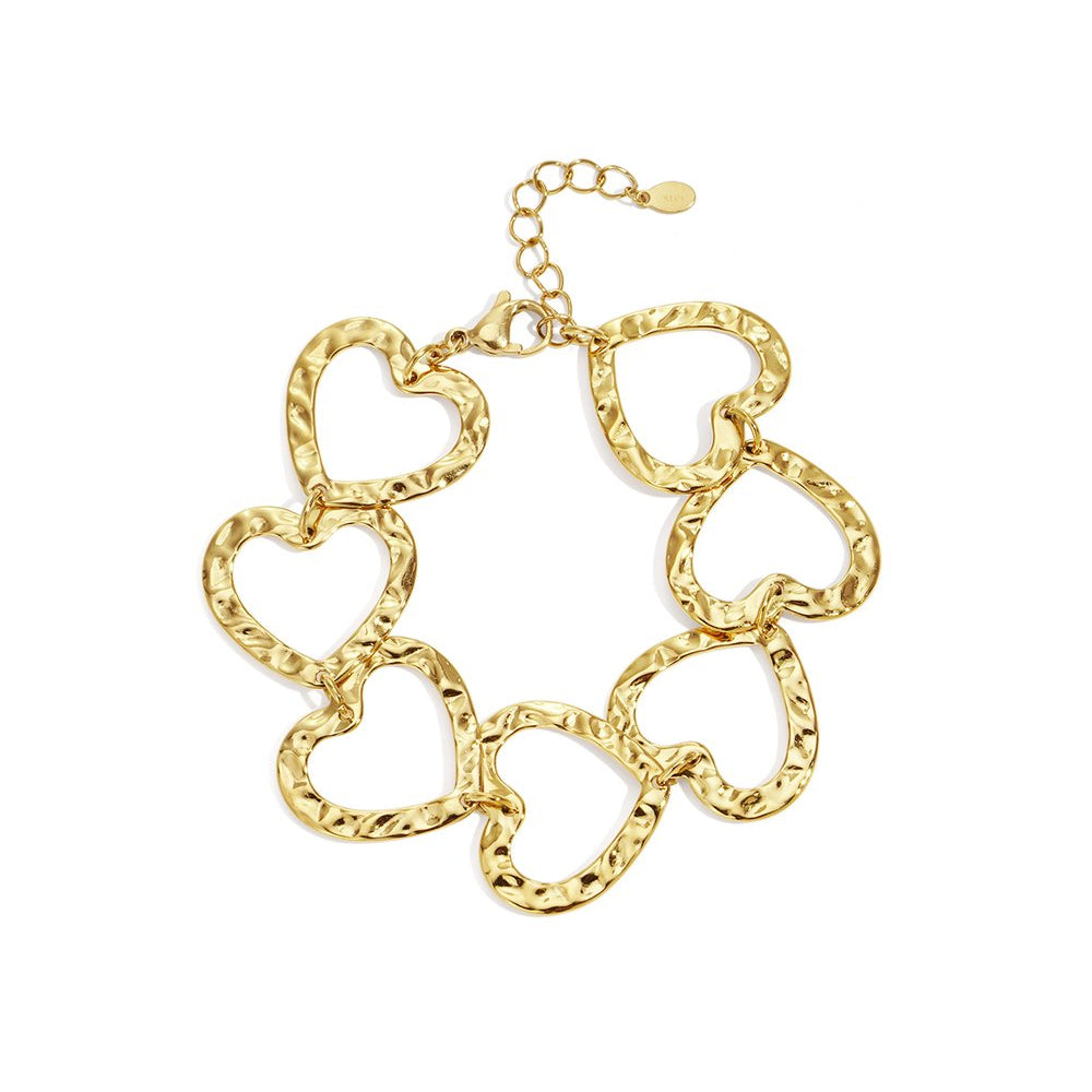 Amora Heart Armband – Goud
