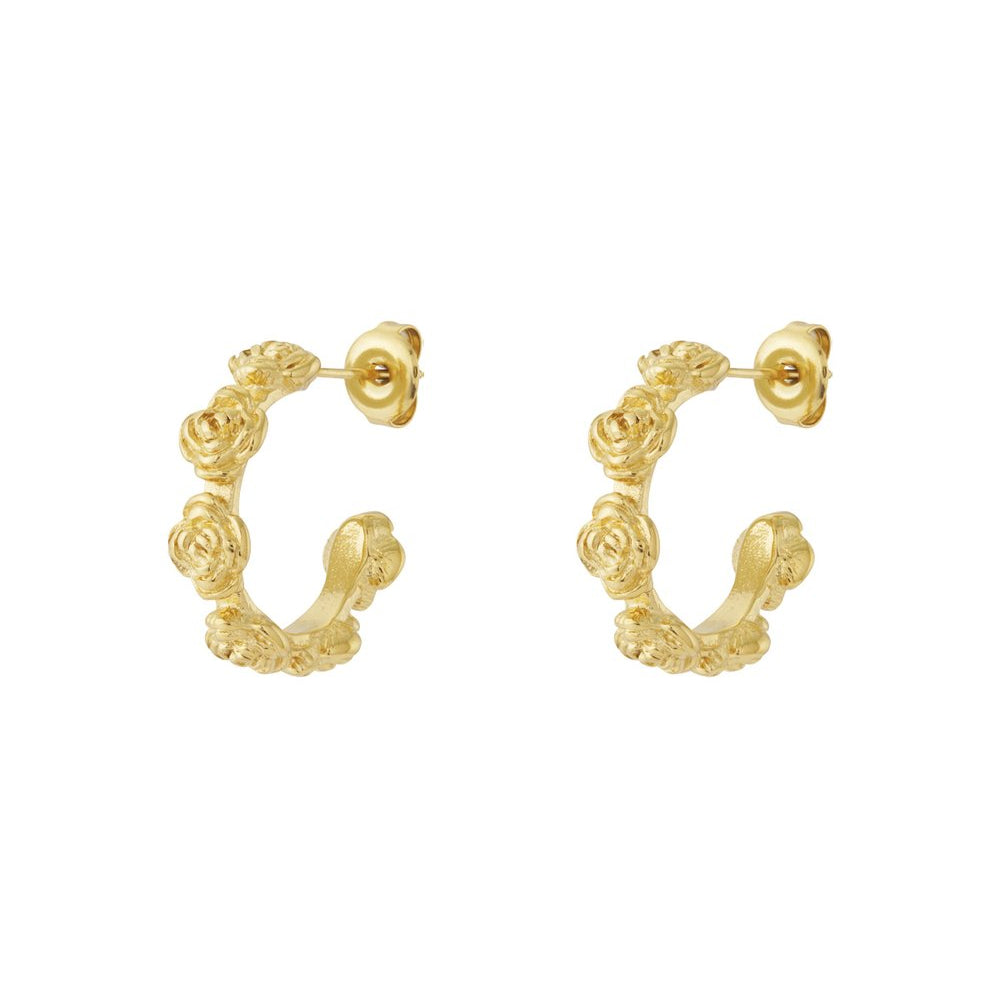 Once Upon A Rose Oorbellen - Goud