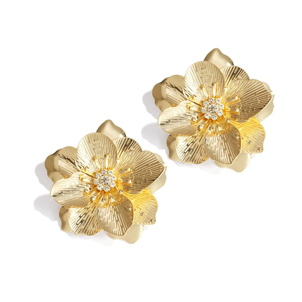 Flora Oorbellen – Goud & Zilver