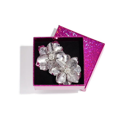 Flora Oorbellen – Goud & Zilver