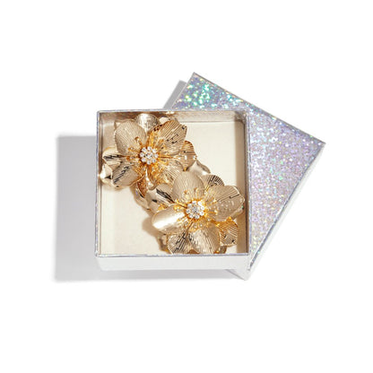 Flora Oorbellen – Goud & Zilver