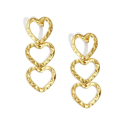 Ever After Hearts Oorbellen – Goud