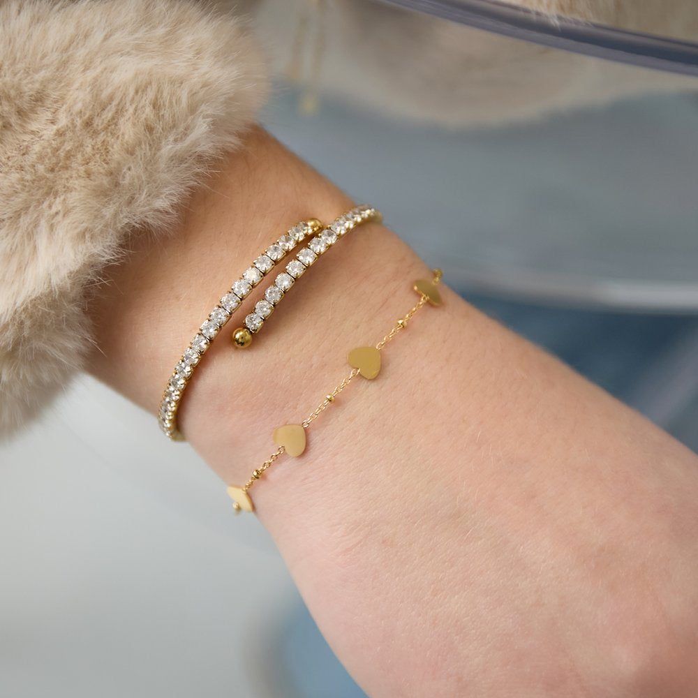 Once Upon A Heart Armband - Goud