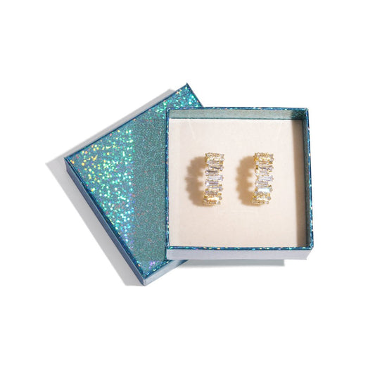 Celeste Crystal Oorbellen - Goud & Zilver