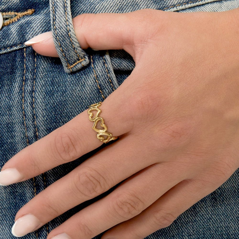 Infinity Love Ring – Goud & Zilver