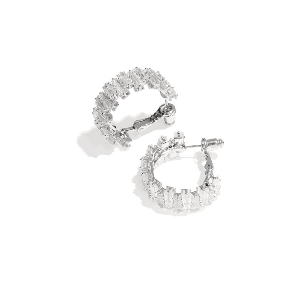 Celeste Crystal Oorbellen - Goud & Zilver